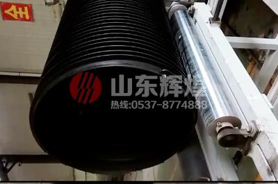 山东辉煌：聚乙烯塑钢缠绕排水管生产视频